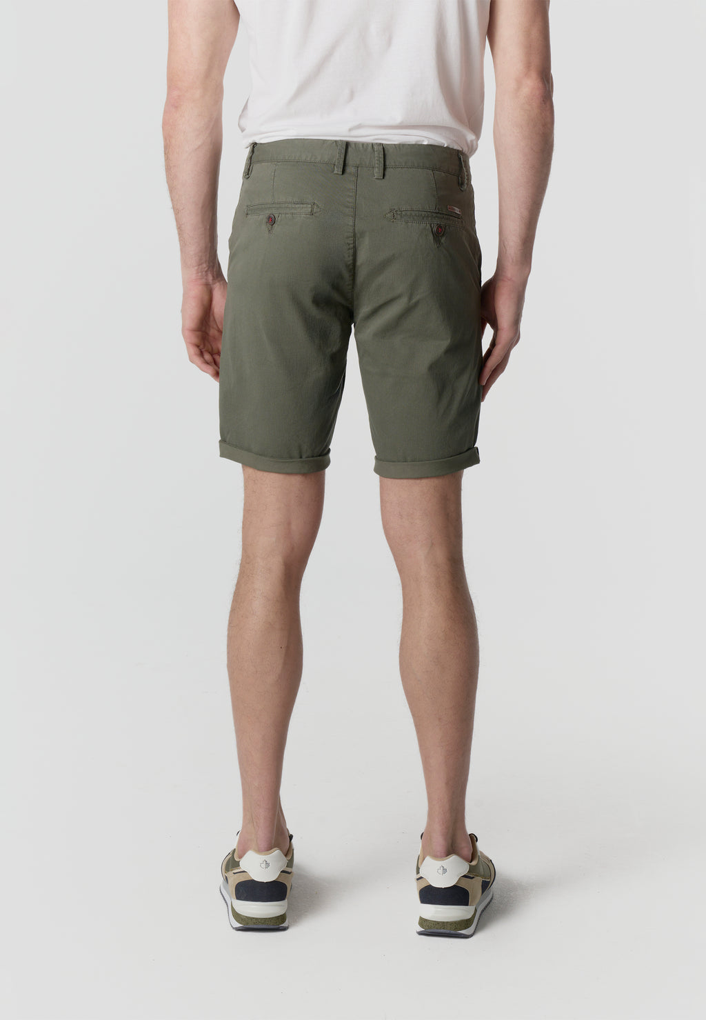 Men's cotton chinos khaki - Koroshi 2611PS08