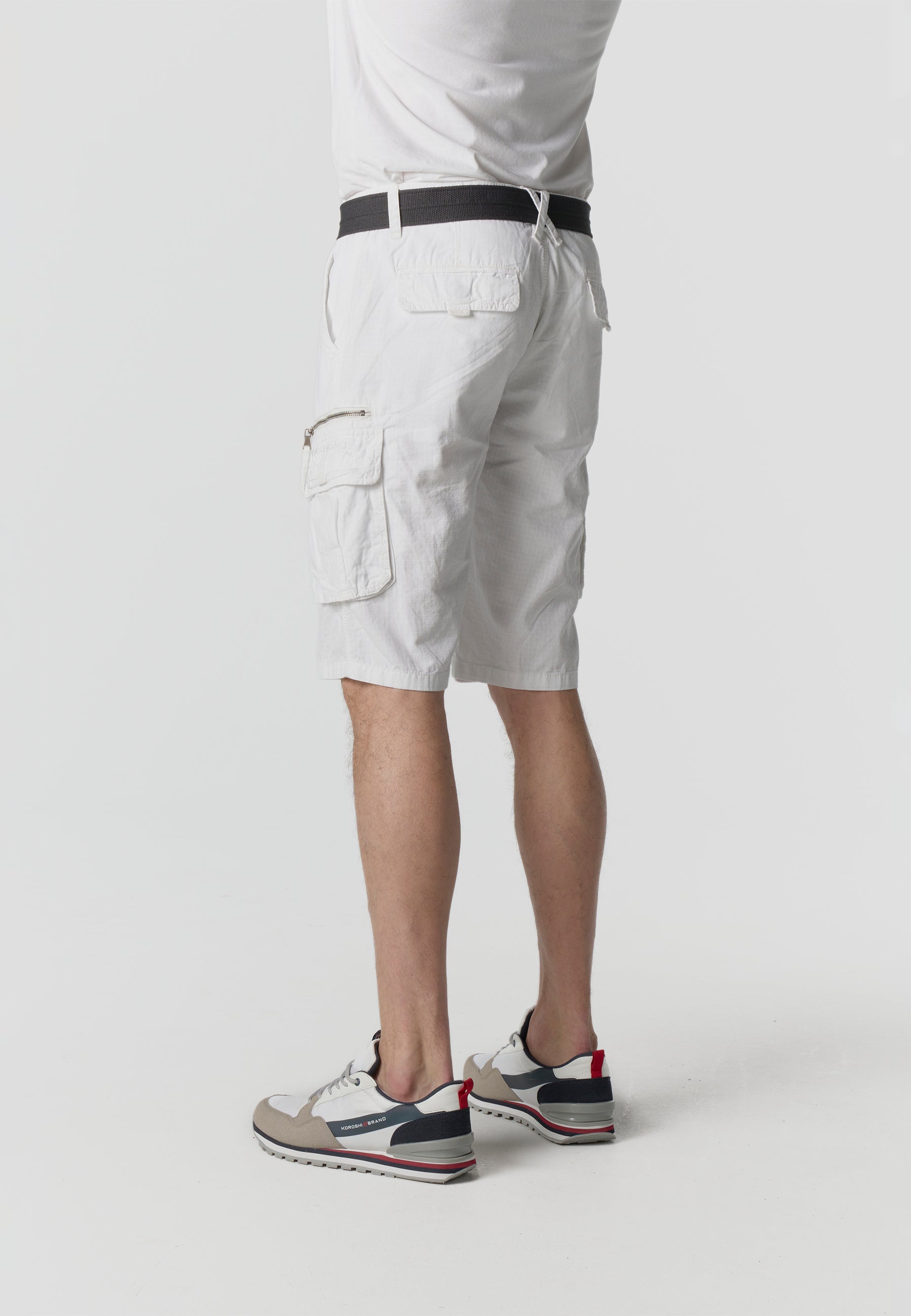 Men's Cotton Relaxed Cargo Bermuda Shorts | Koroshi 2611PS11 – Koröshi