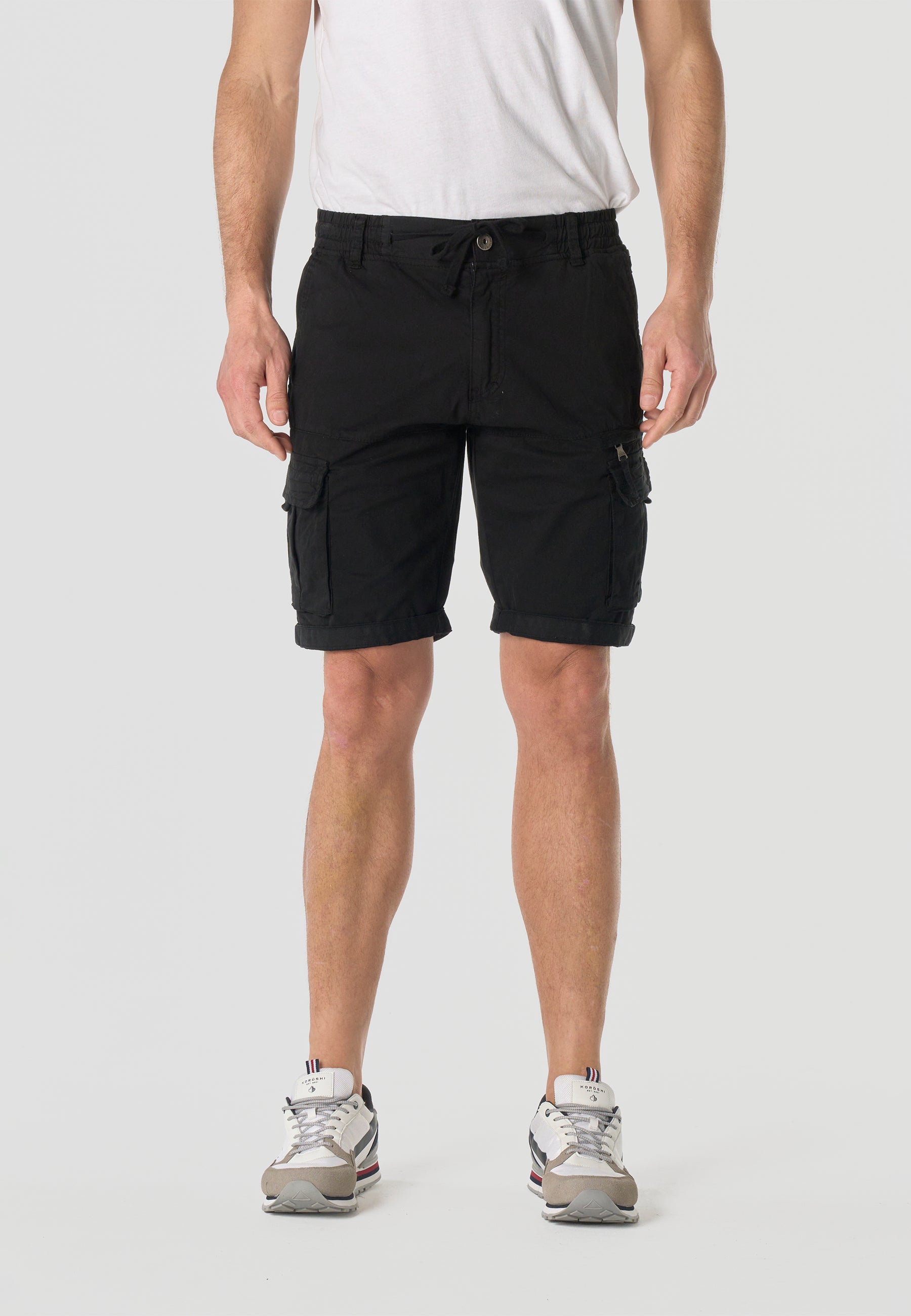 Men's relaxed cotton cargo