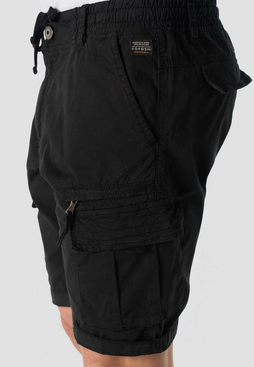 Men's relaxed cotton cargo