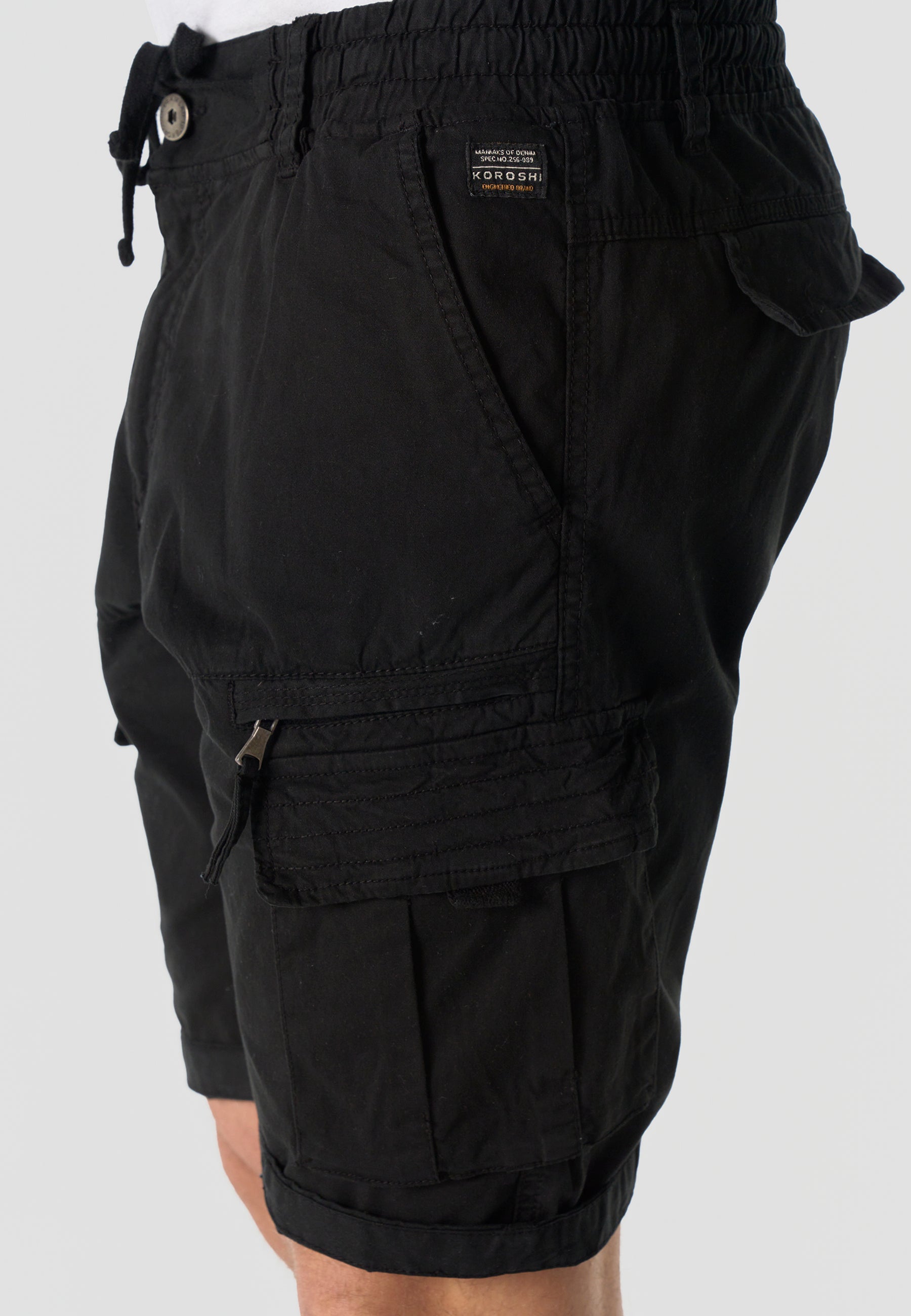 Men's relaxed cotton cargo