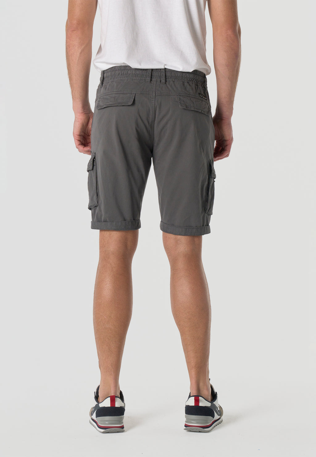 Bermuda cargo algodón relaxed hombre gris - Koroshi 2611PS12