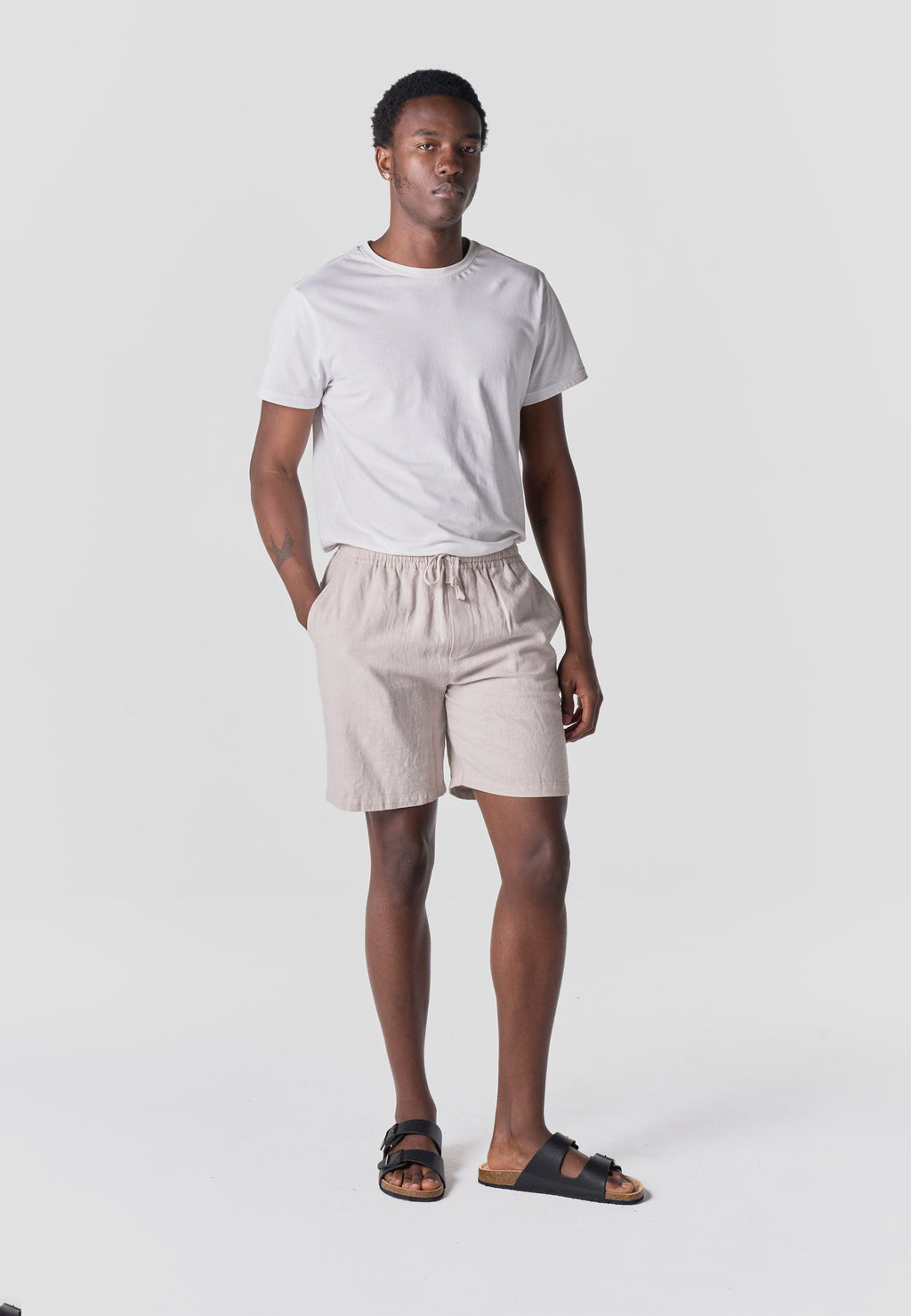 Short jogger cotó lli home pedra - Koroshi 2611PS16