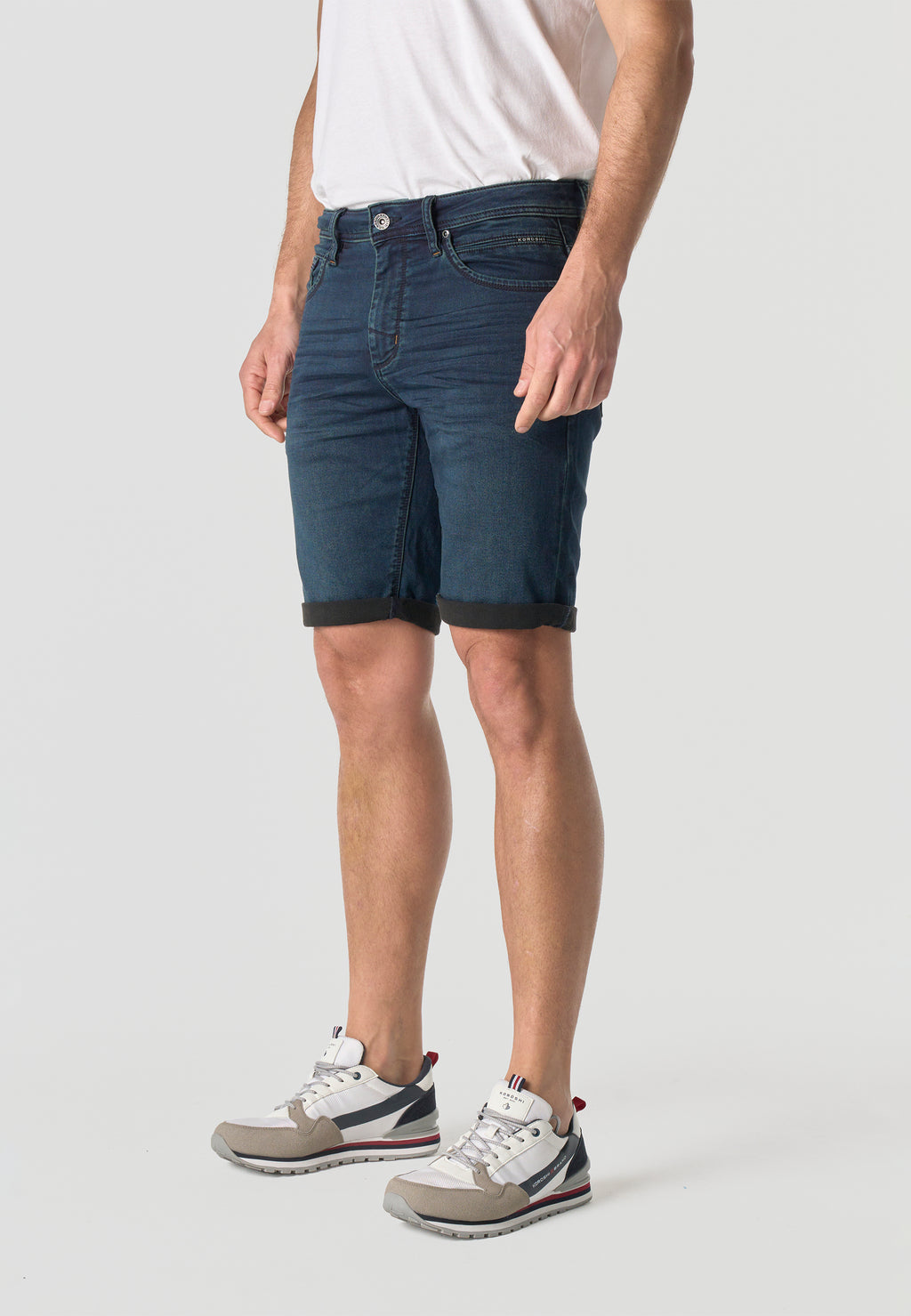 Normal gestrickte Denim-Jeans