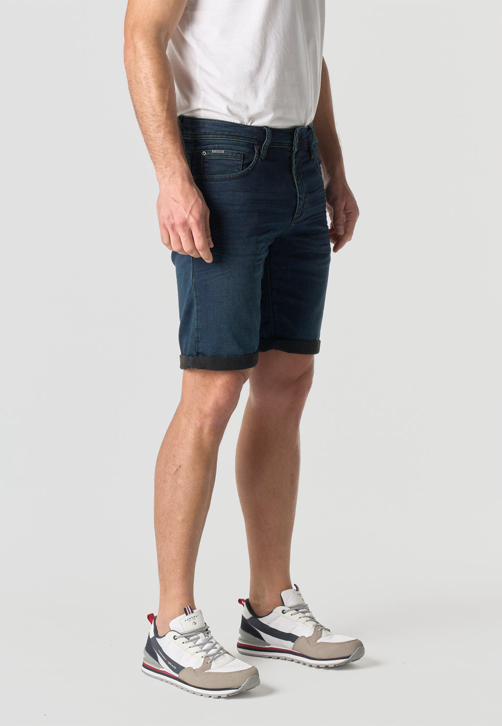 Normal gestrickte Denim-Jeans