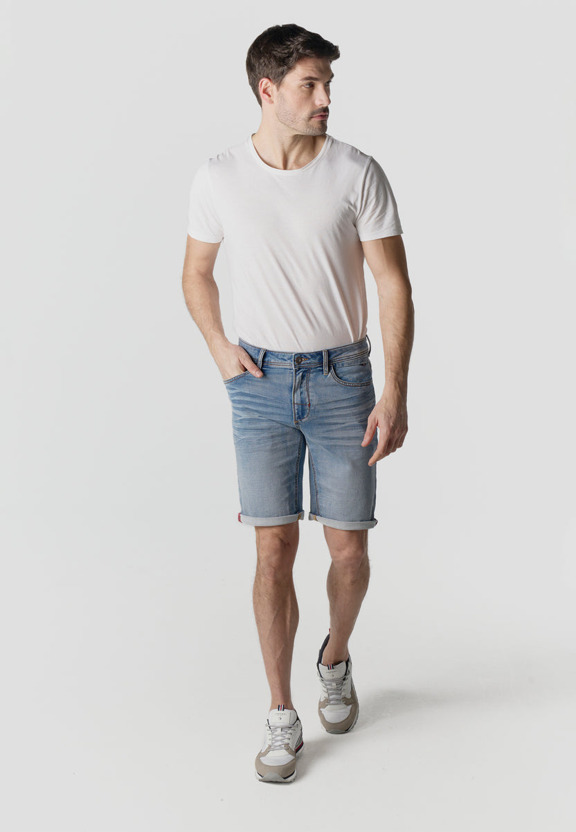 Men's regular knit denim jeans