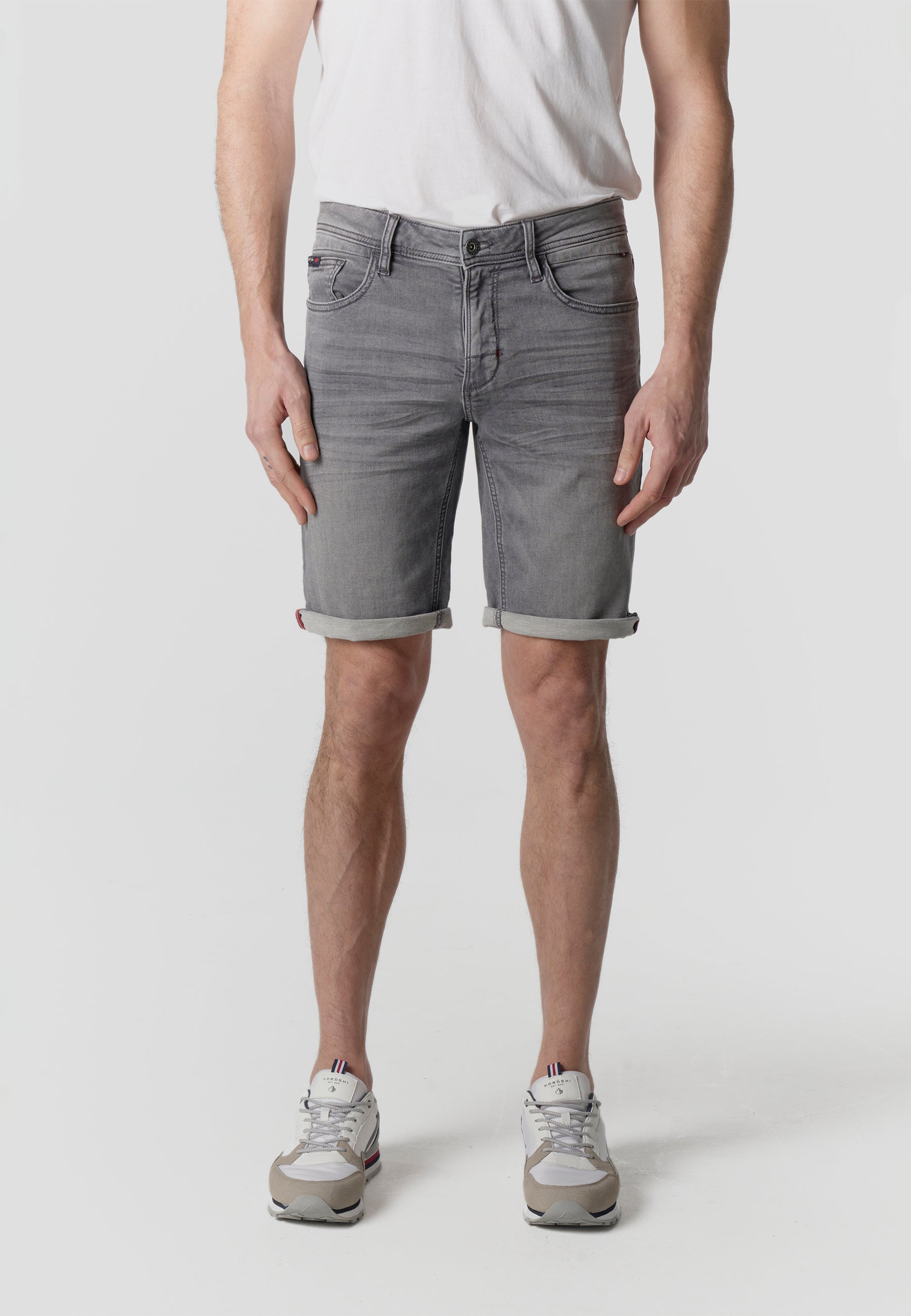 Men's regular knit denim jeans