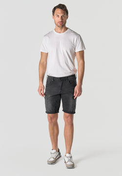 Bermuda càrrec denim home negre - Koroshi 2611PS43
