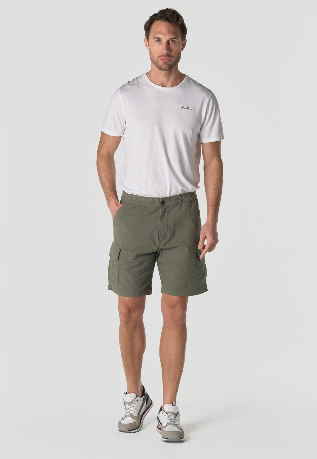 Relaxed color cotton cargo
