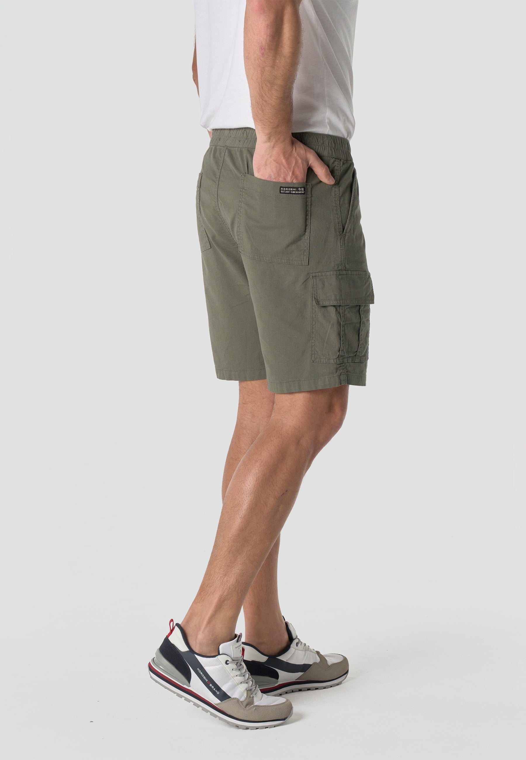 Relaxed color cotton cargo