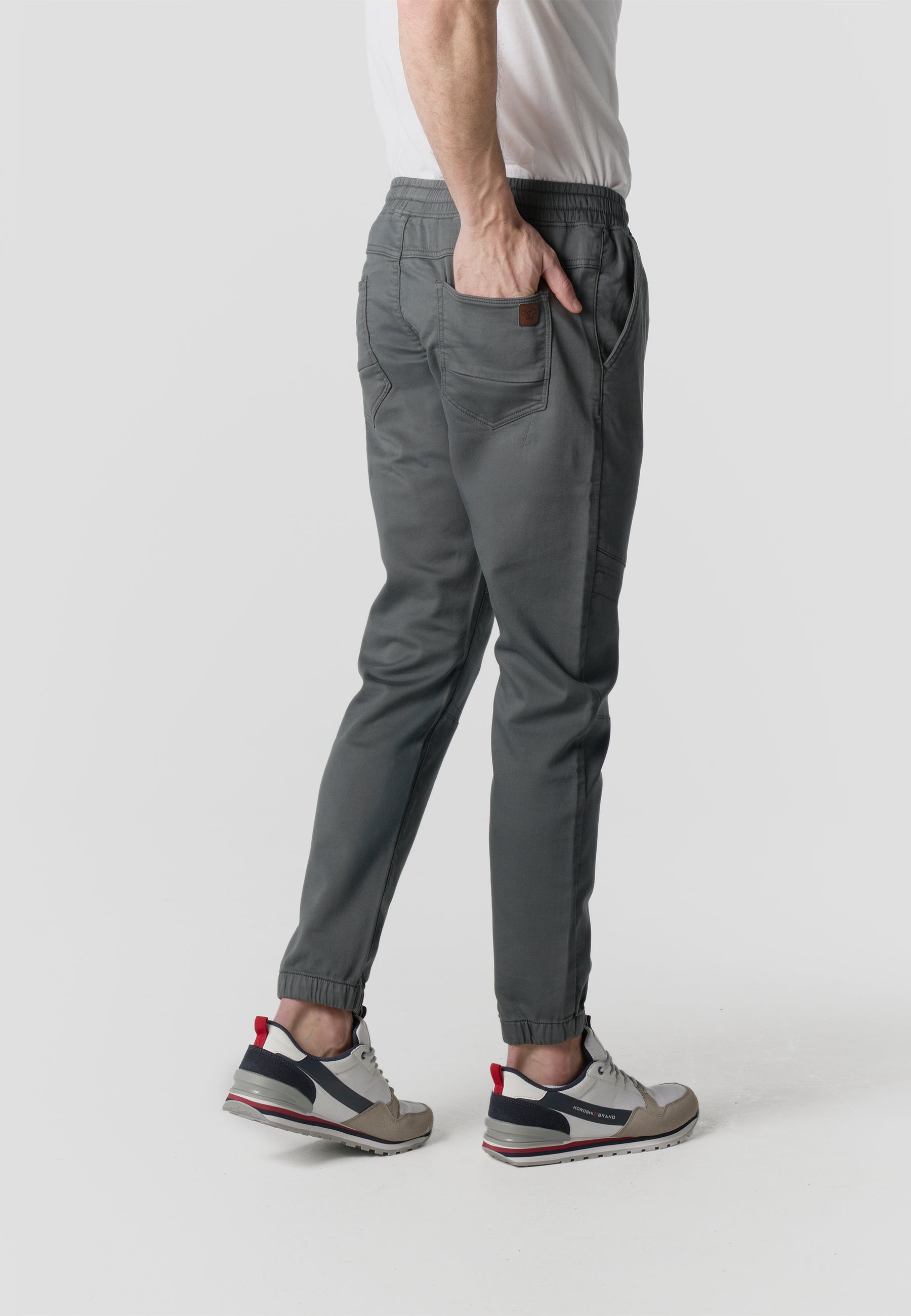 Pantalón jogger biker hombre verde - Koroshi 2611PT86