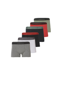 Packung mit 7 sortierten Herren-Boxershorts aus Baumwolle – Koroshi 2611UN01