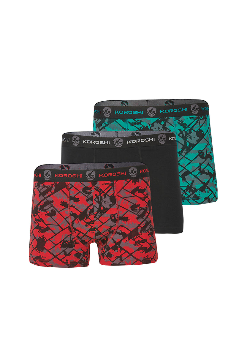 3er-Pack Herren-Boxershorts aus elastischer Baumwolle