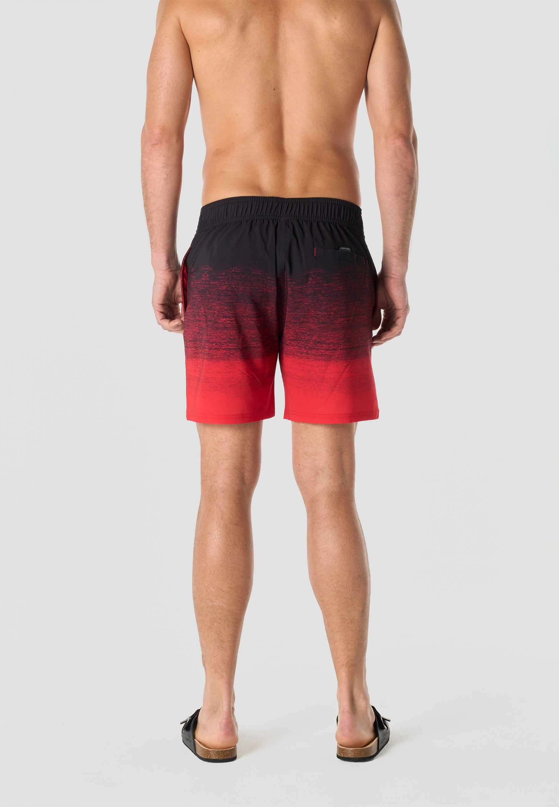 Maillot de bain surf dégradé homme rouge - Koroshi 2611WA06