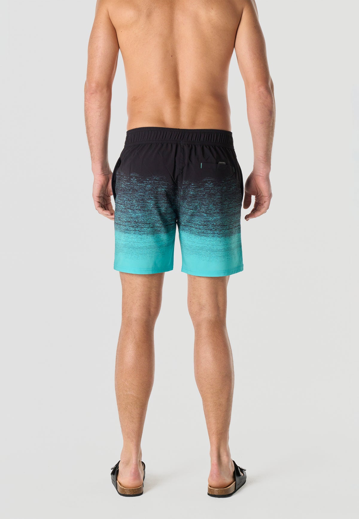 Gradient men's mint surf swimsuit - Koroshi 2611WA06