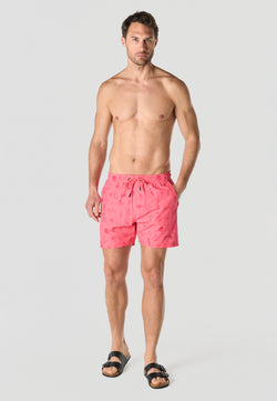 Short nautique homme corail - Koroshi 2611WA10