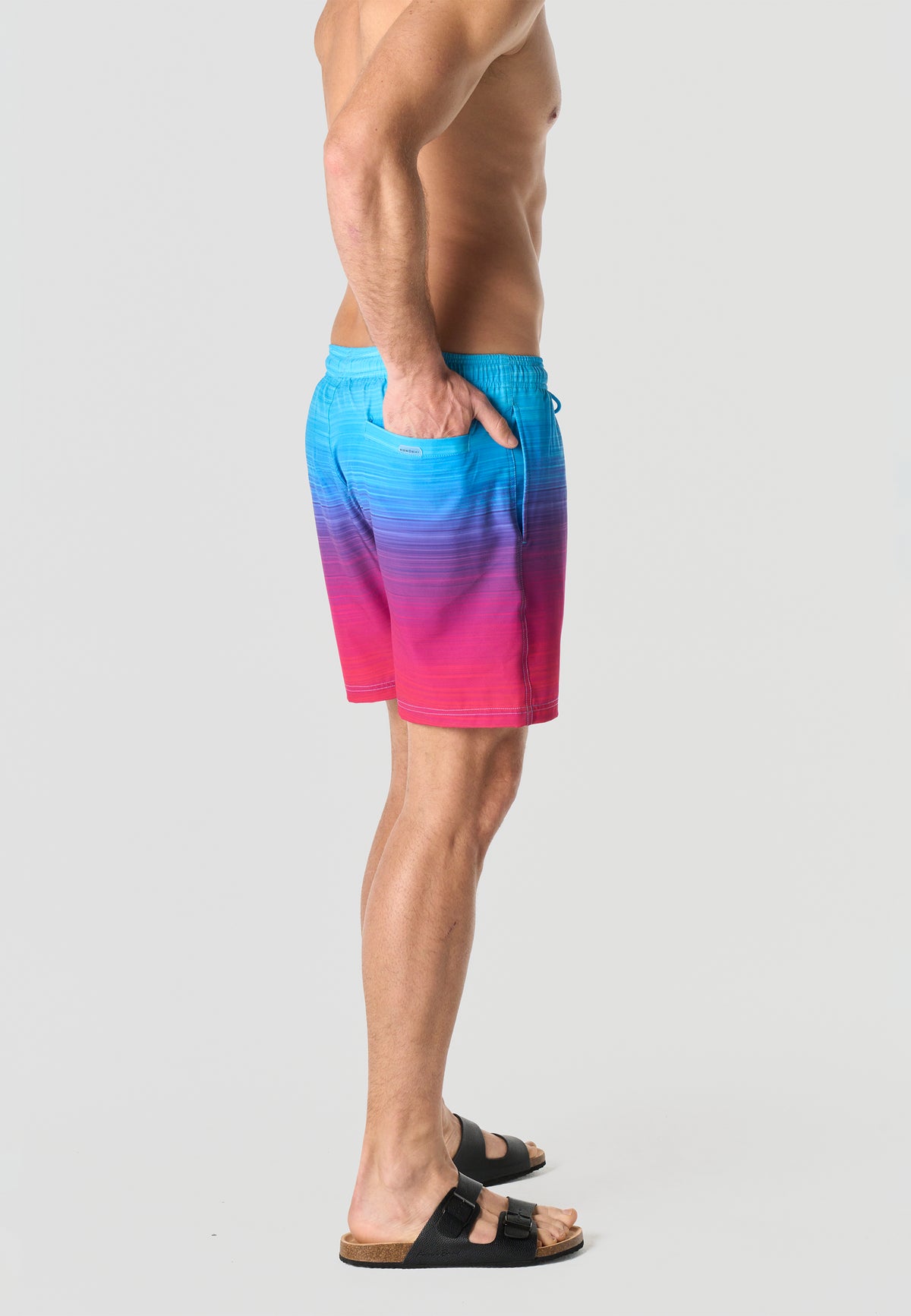 Bañador corto degradado hombre multicolor - Koroshi 2611WA15