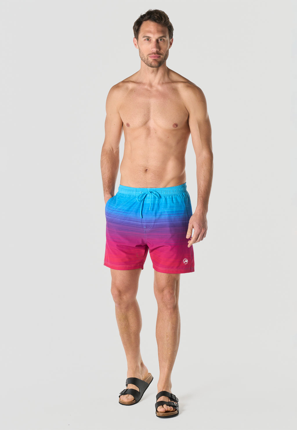 Bañador corto degradado hombre multicolor - Koroshi 2611WA15