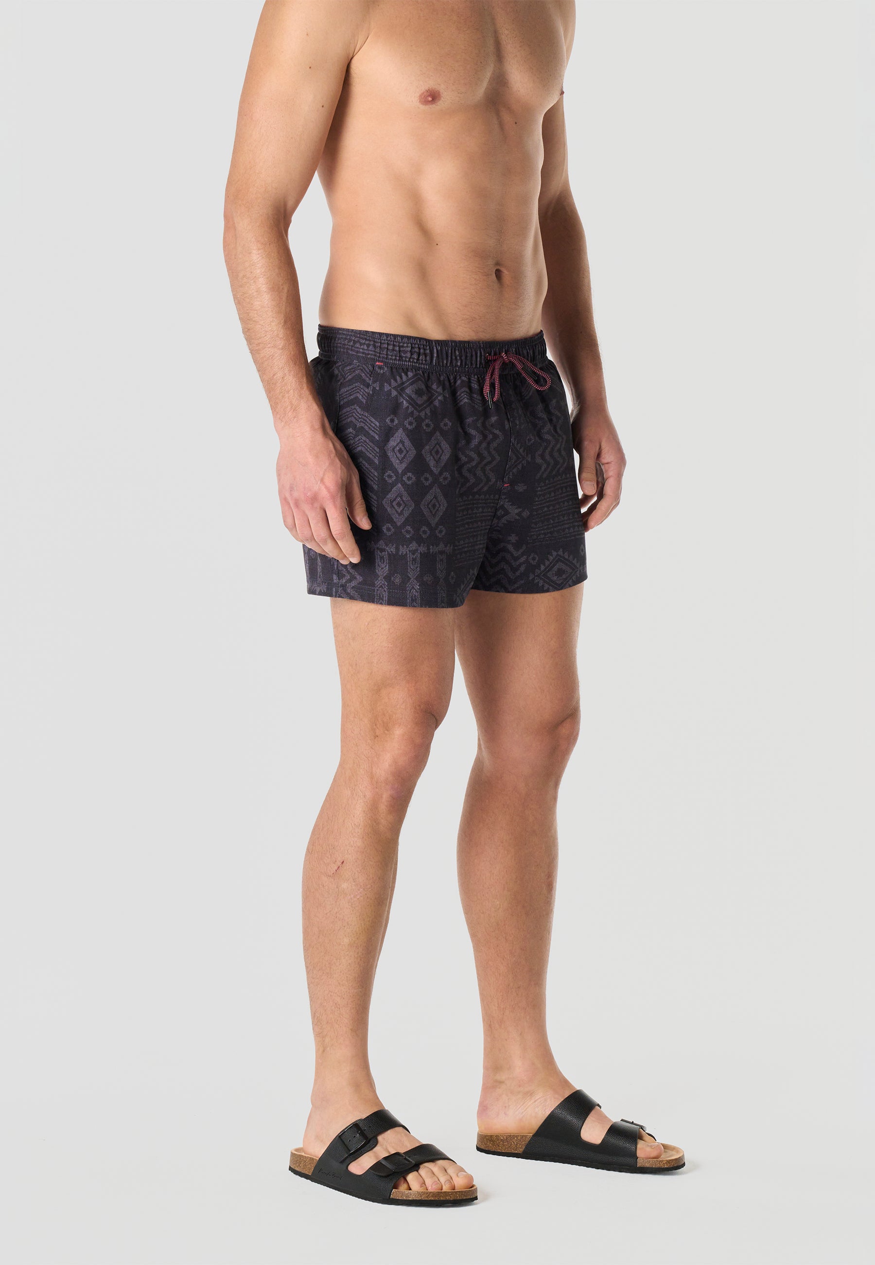 Maillot de bain court technique all-over