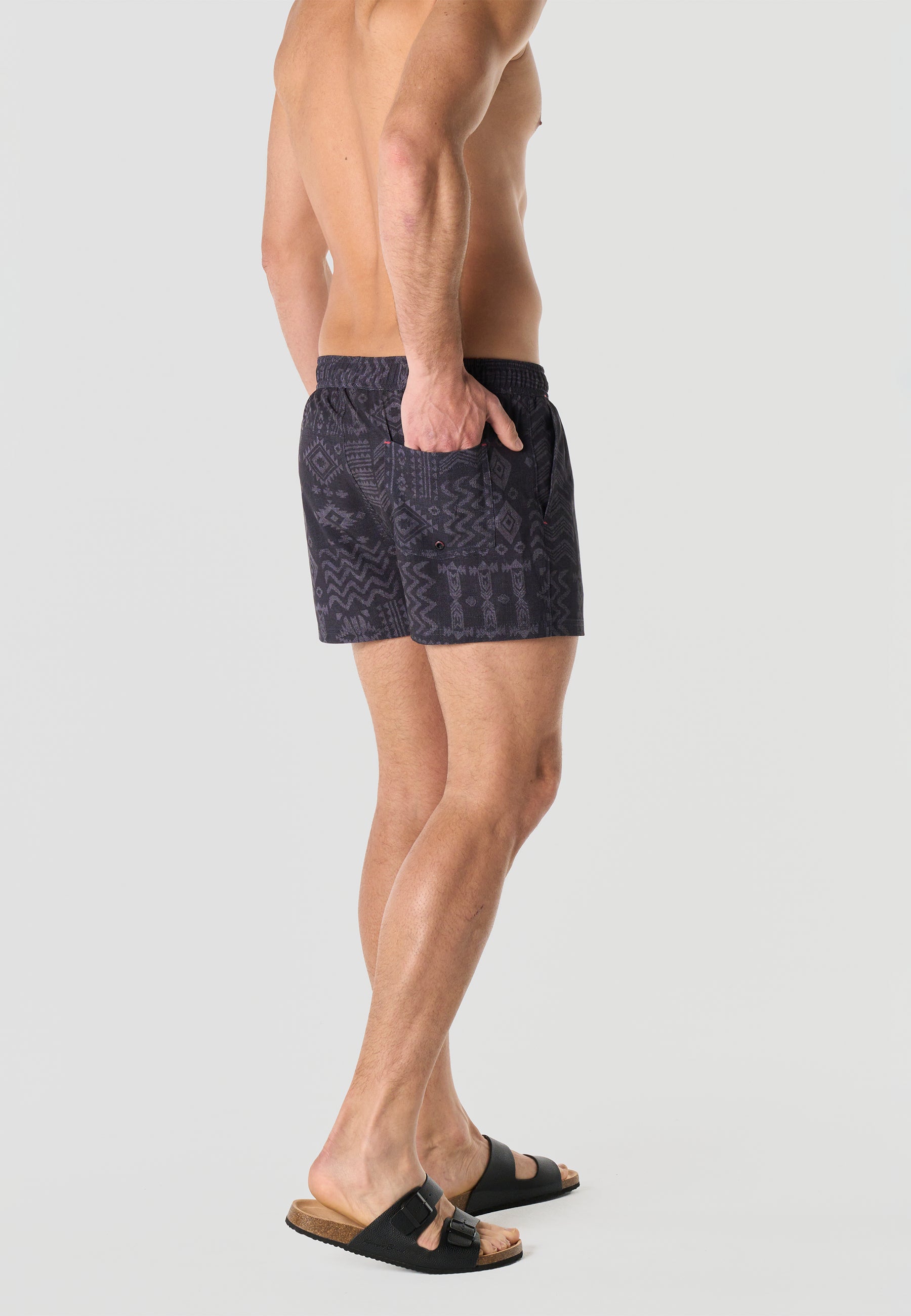 Maillot de bain court technique all-over