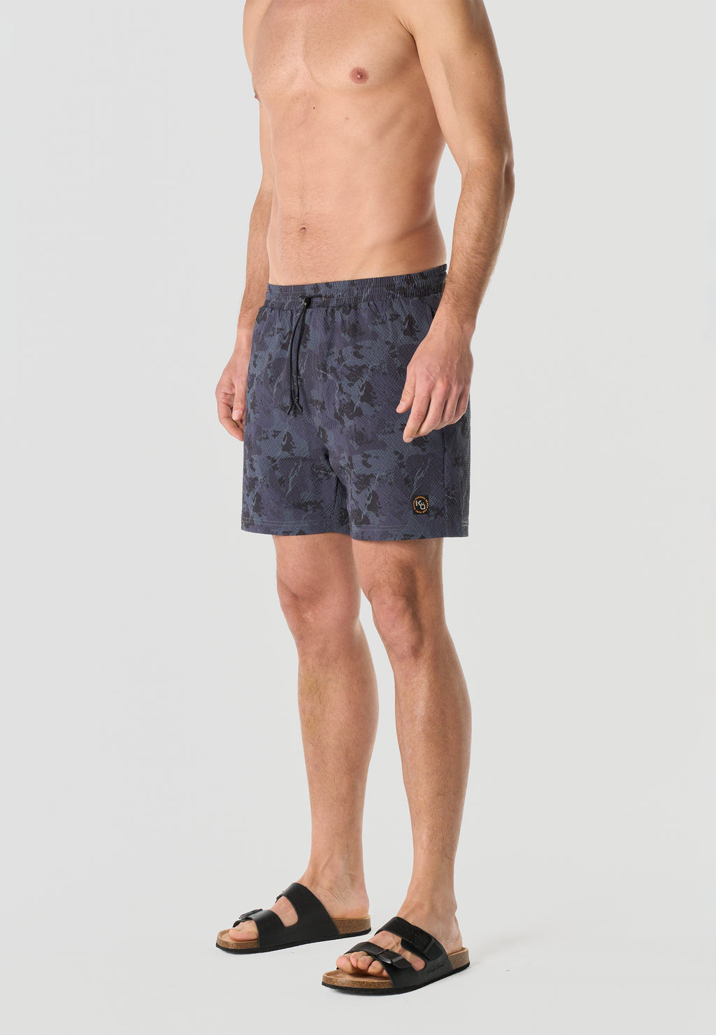 Short de bain camouflage homme marine - Koroshi 2611WA23