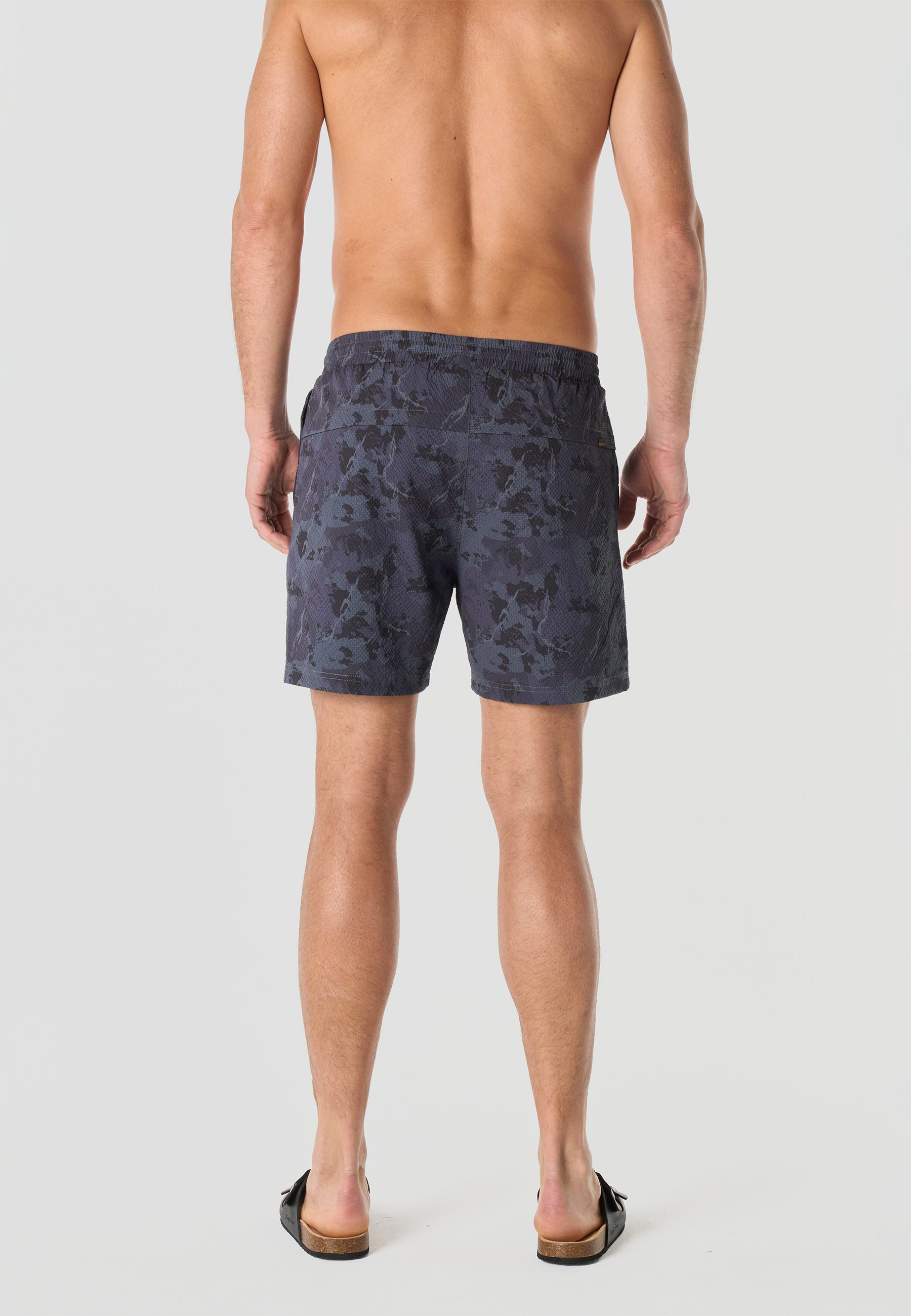 Short de bain camouflage homme marine - Koroshi 2611WA23