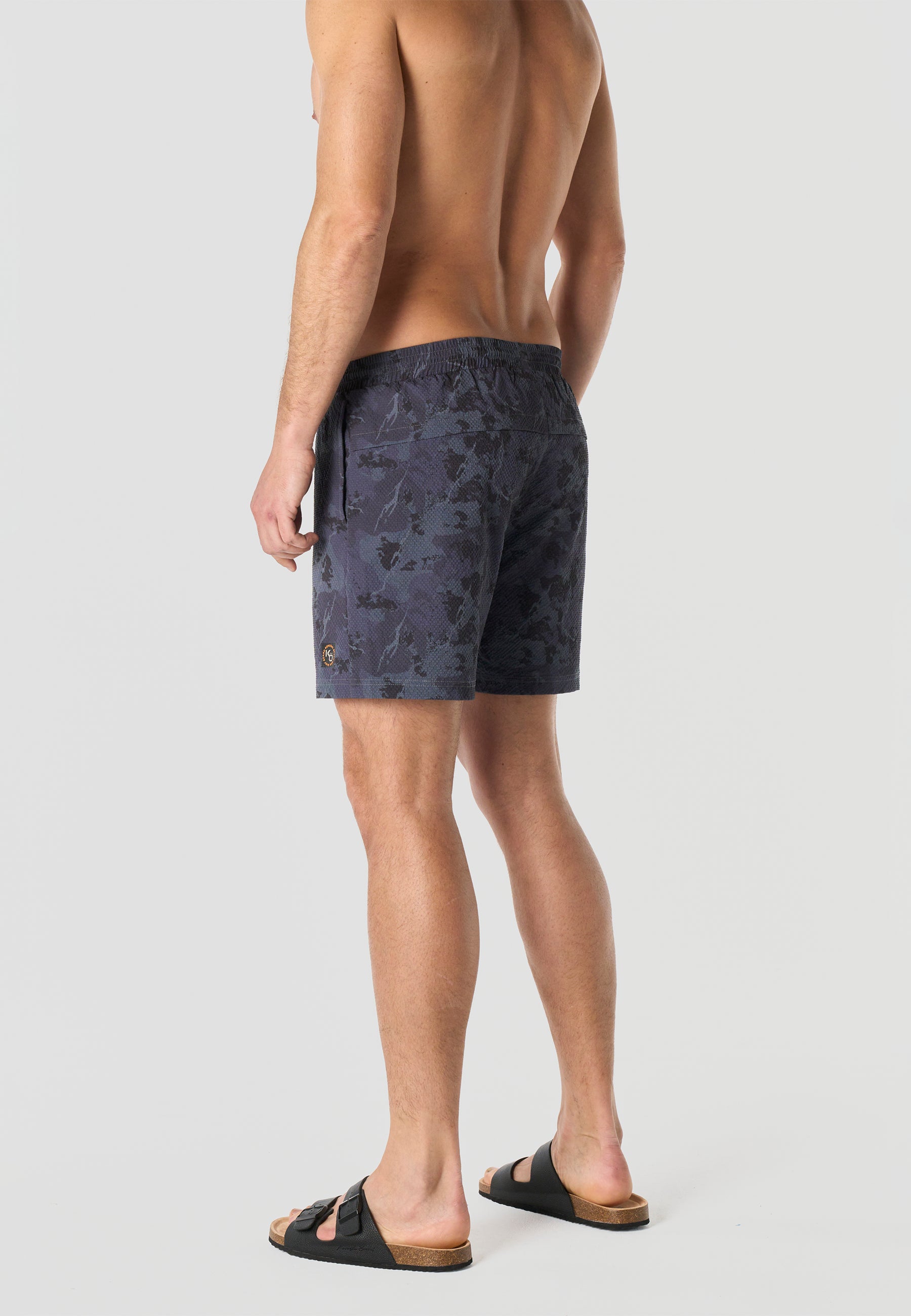 Short de bain camouflage homme marine - Koroshi 2611WA23