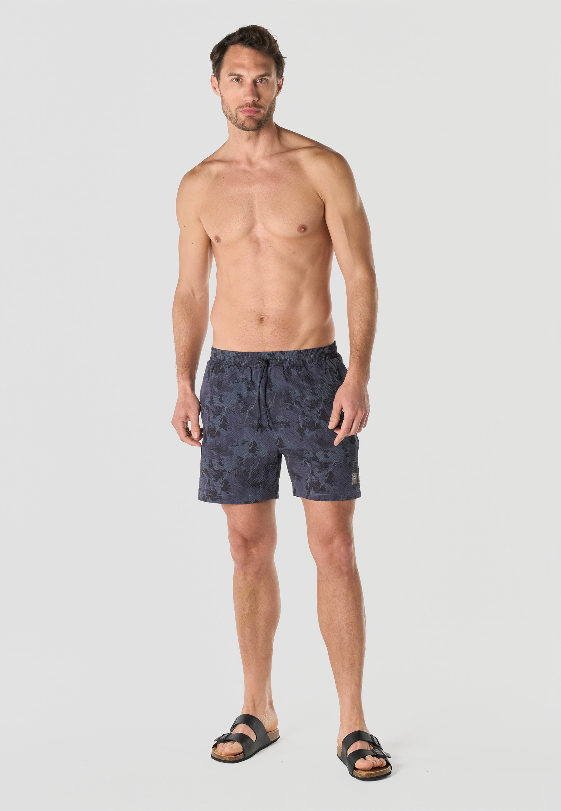 Short de bain camouflage homme marine - Koroshi 2611WA23