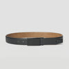 Reversible leatherette belt