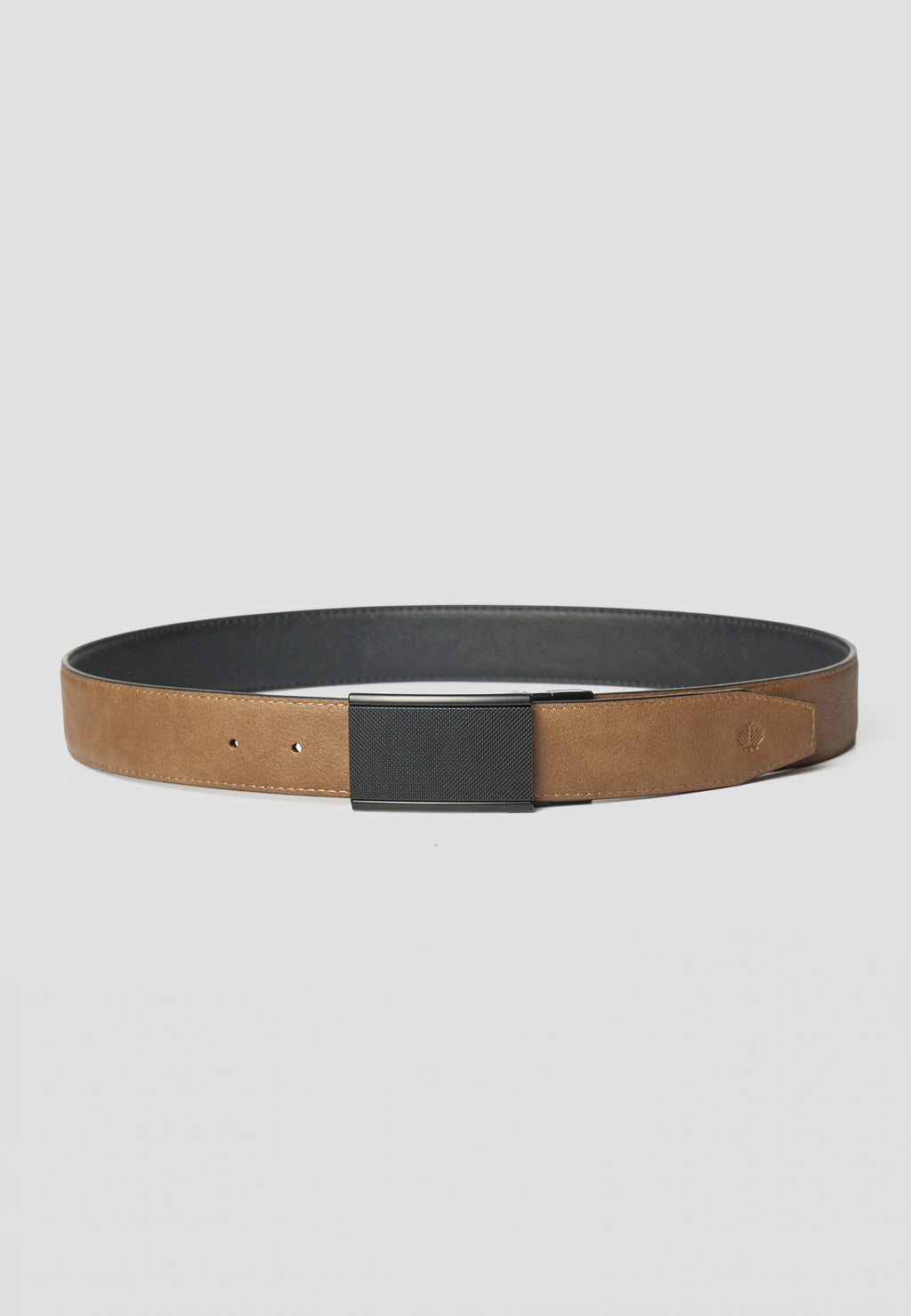 Reversible leatherette belt