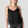 Draped strapless blouse