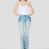 Flare denim jeans for women