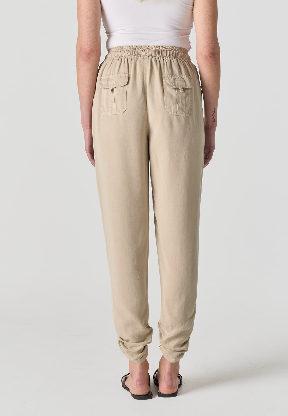 Pantalon jogger lyocell femme Stone - Koroshi 2612PT86