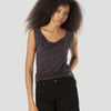 T-shirt da donna a maniche corte glitterata