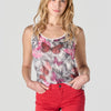 Mit Pailletten bedrucktes Tanktop