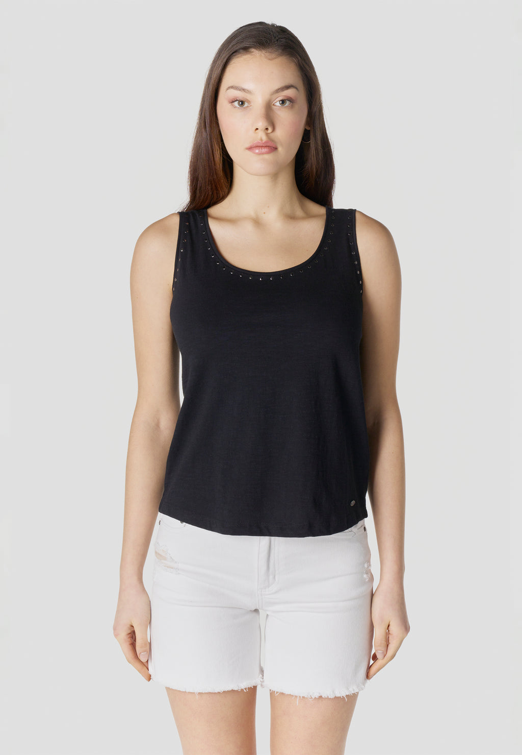 Damen-Tanktop mit Nieten