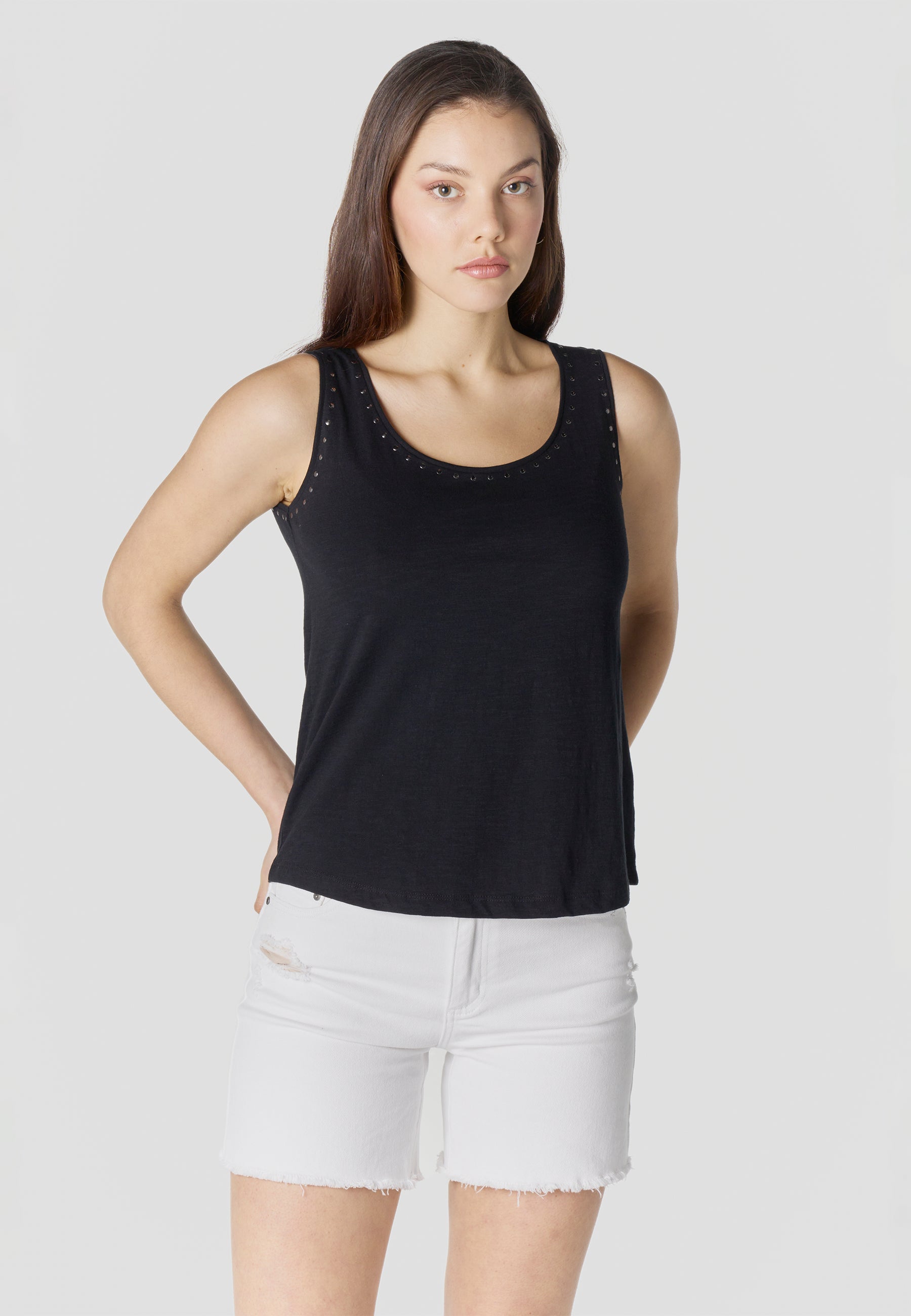 Damen-Tanktop mit Nieten