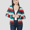 Offener Damen-Cardigan aus Pointelle-Strick
