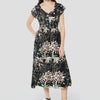 Women's printed midi dress