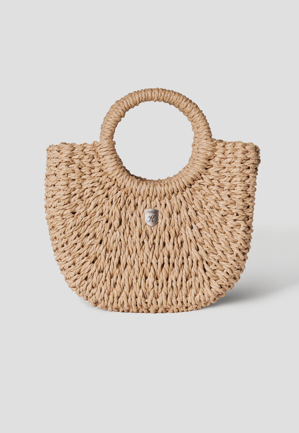 Bolso rafia cruzado pequeño mujer