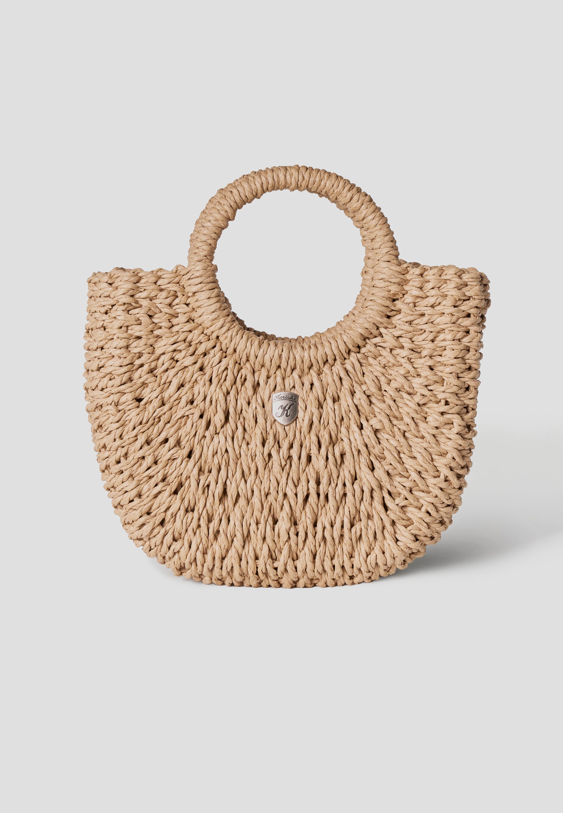 Bolso rafia cruzado pequeño mujer