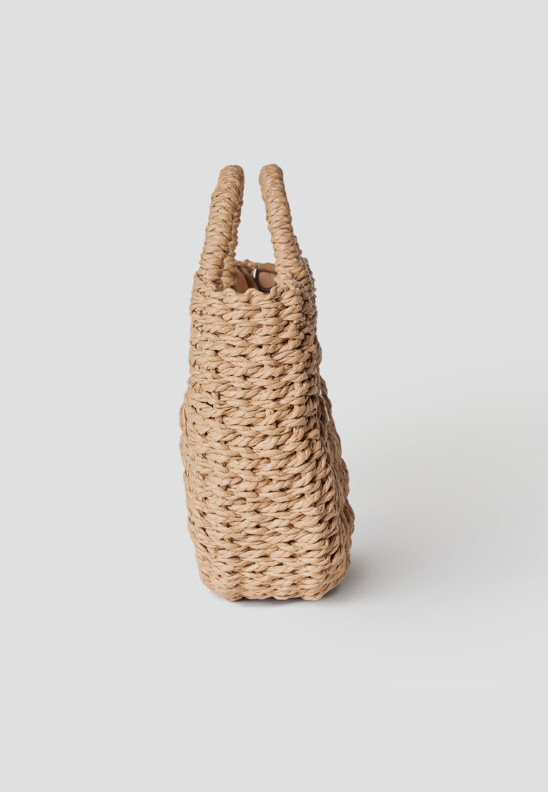 Bolso rafia cruzado pequeño mujer