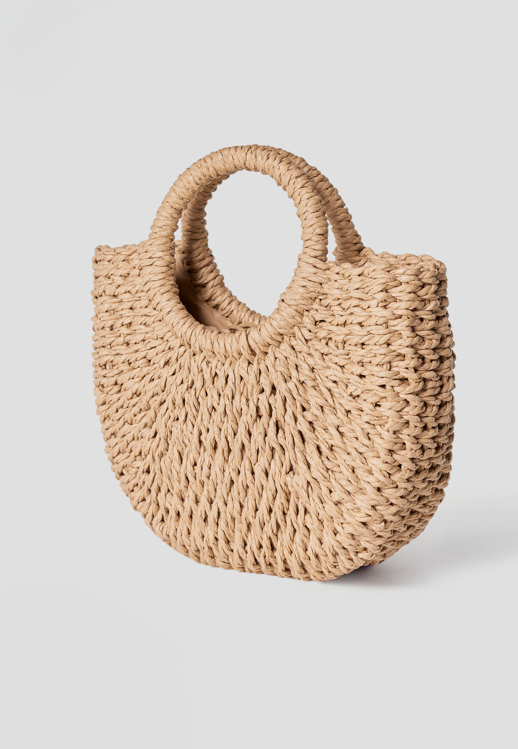 Bolso rafia cruzado pequeño mujer