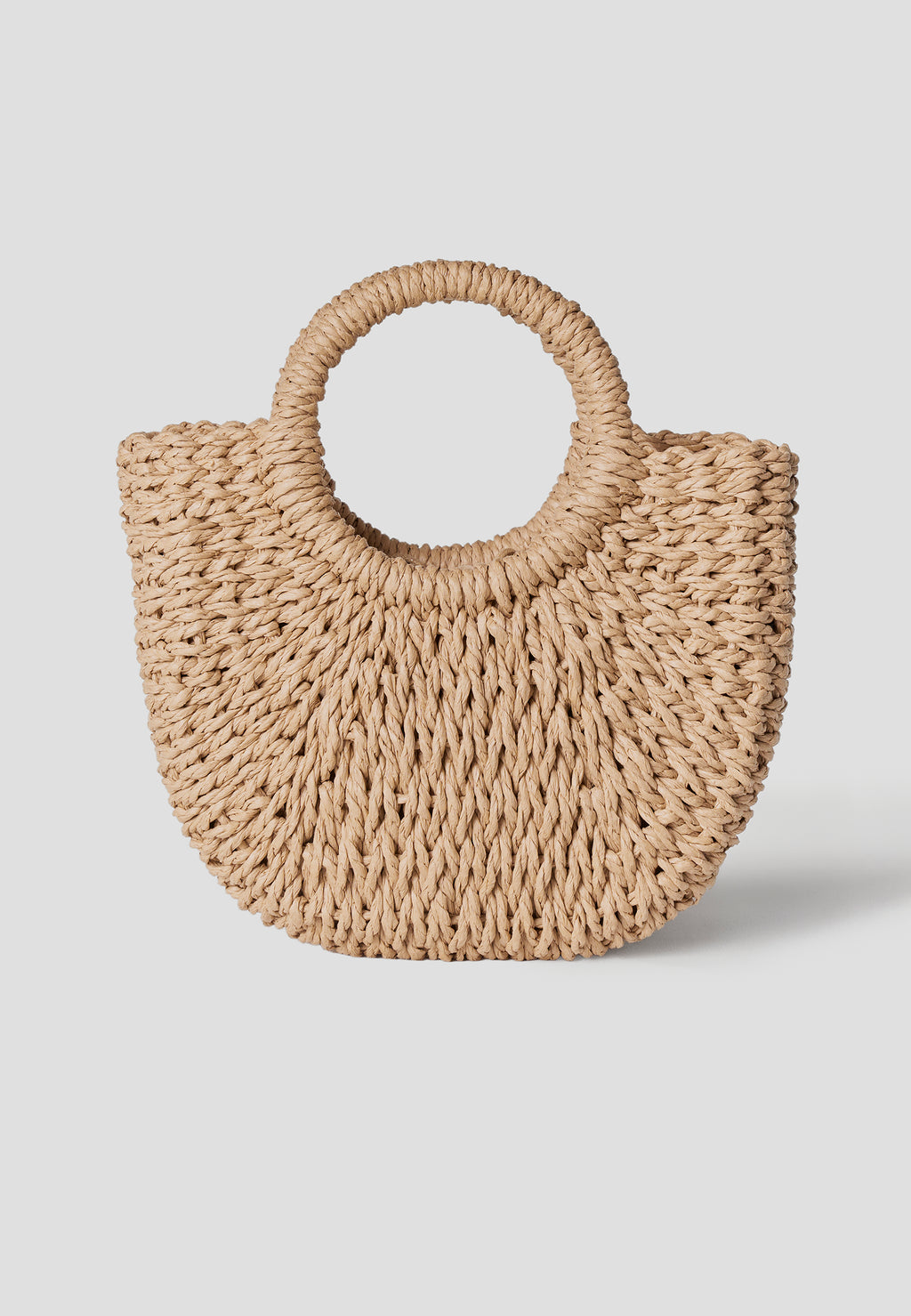 Bolso rafia cruzado pequeño mujer