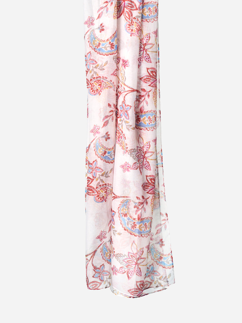 Pañuelo foulard estampado mujer