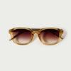 Gafas de Sol Mujer Ovaladas Marrón Montura Pasta Transparente Lentes Degradadas Prot. UV – KOROSHI