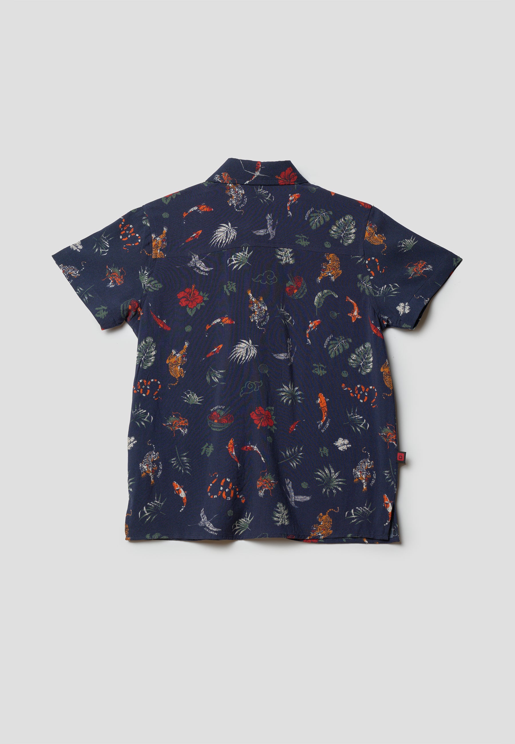 Boy's printed short sleeve shirt