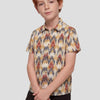 Kids' Short Sleeve Printed Viscose Shirt - Koroshi 2614CC04