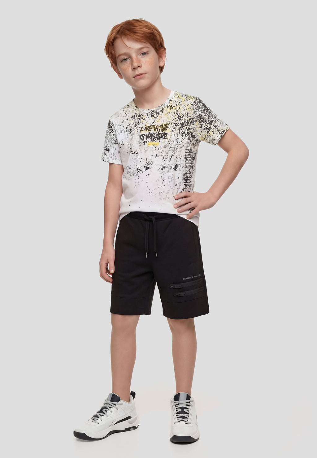 T-shirt imprimé à manches courtes