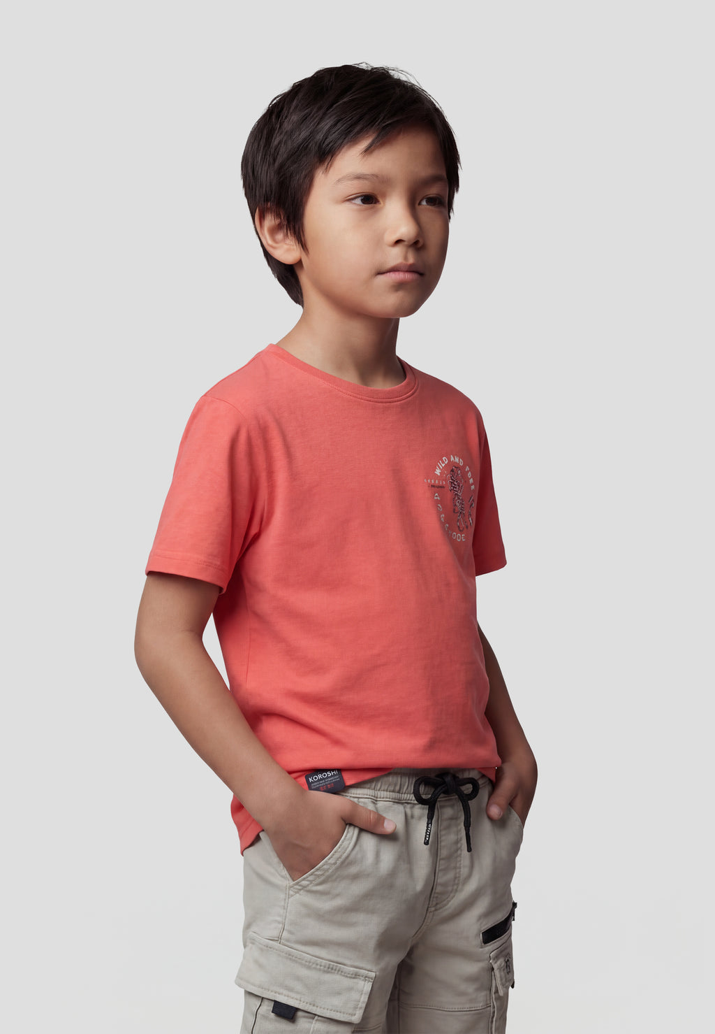 T-shirt imprimé à manches courtes